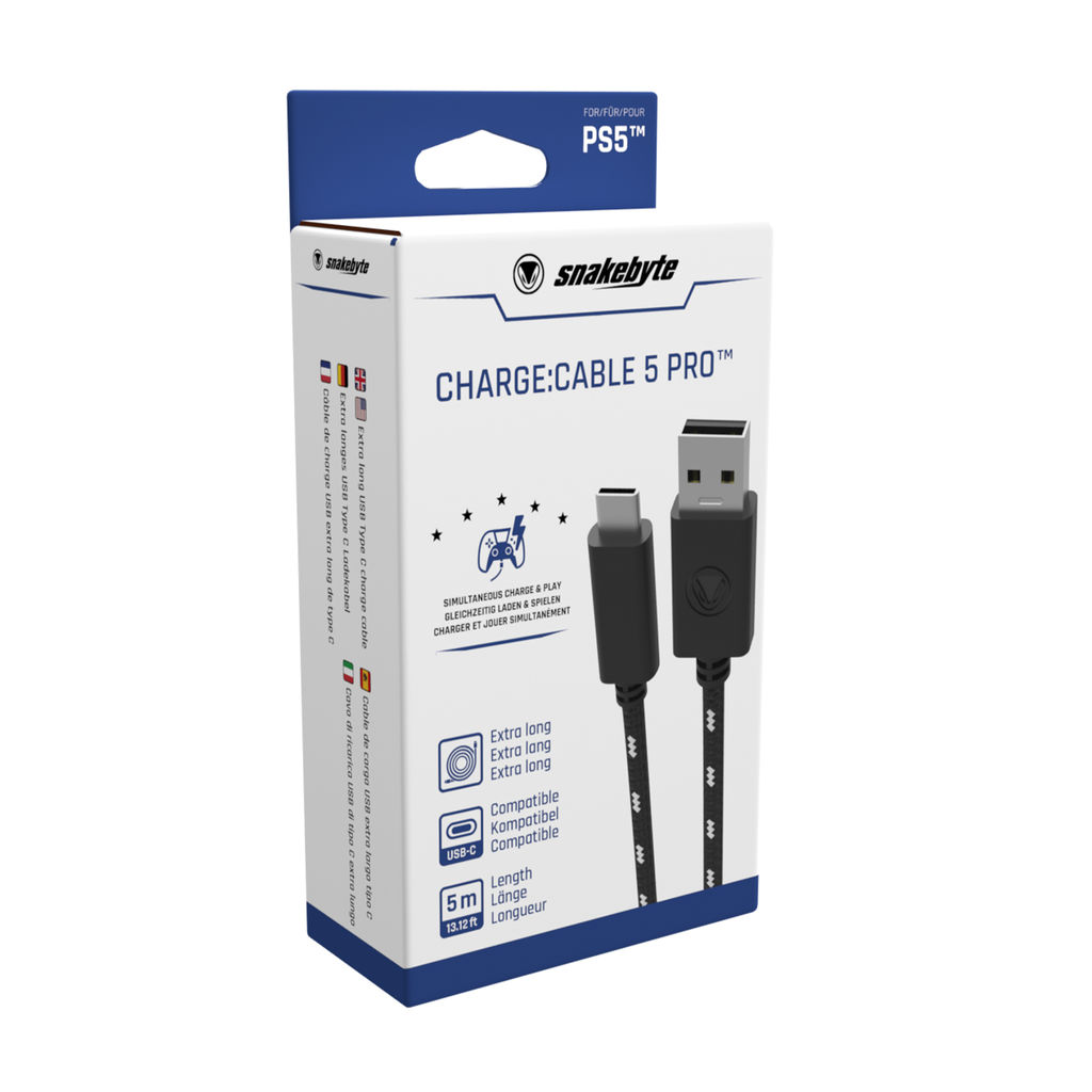 PS5 Charge Cable Pro 5 USB-A auf USB-C (5m) [PS5]