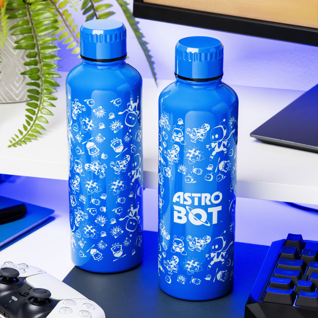 Metallwasserflasche - Playstation: Astrobot