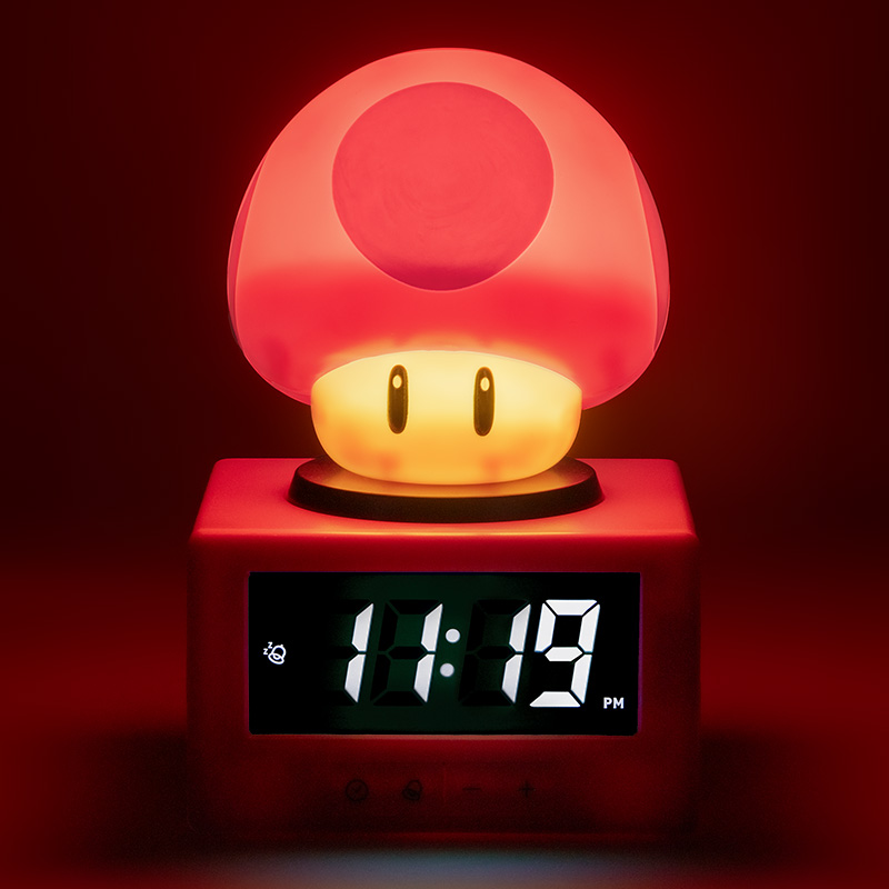 Wecker - Super Mario: Roter Pilz
