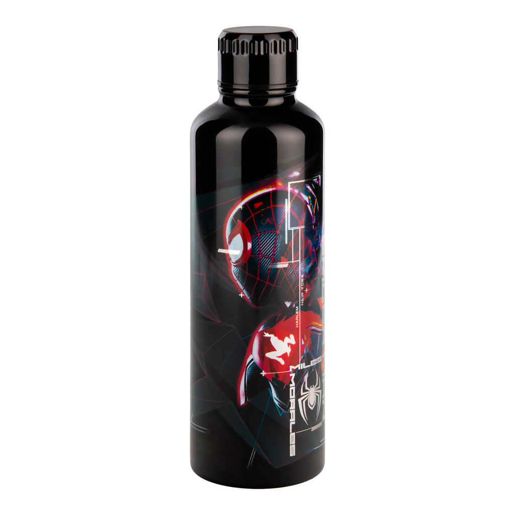 Metall Wasserflasche - Marvel: Spider-Man - Miles Morales