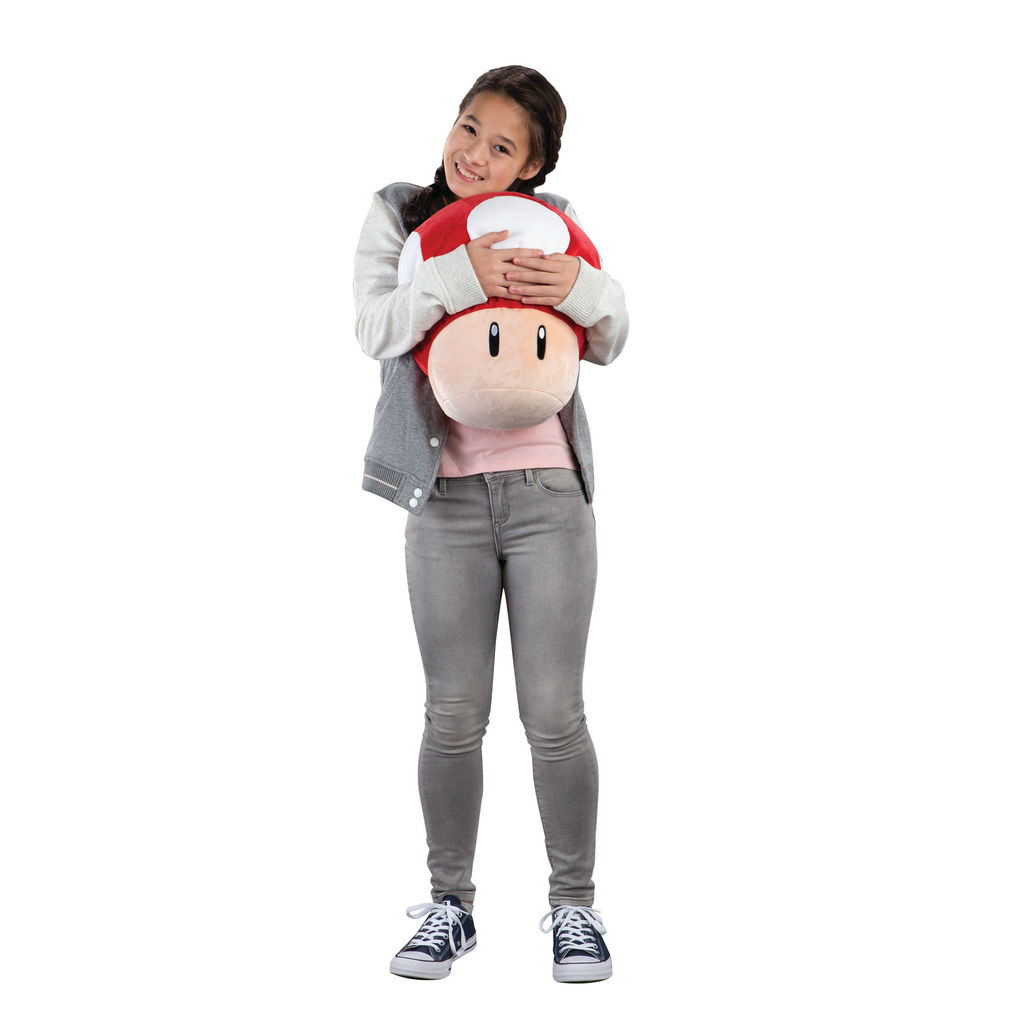 Plüsch - Nintendo: Super Mario Bros. - Roter Pilz (36 cm)