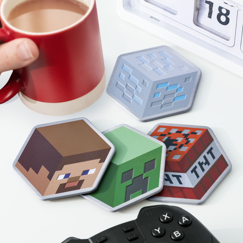 Metall Untersetzer - Minecraft