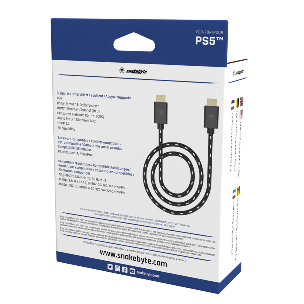 HDMI Cable 5 Pro 4K (3m) [PS5]