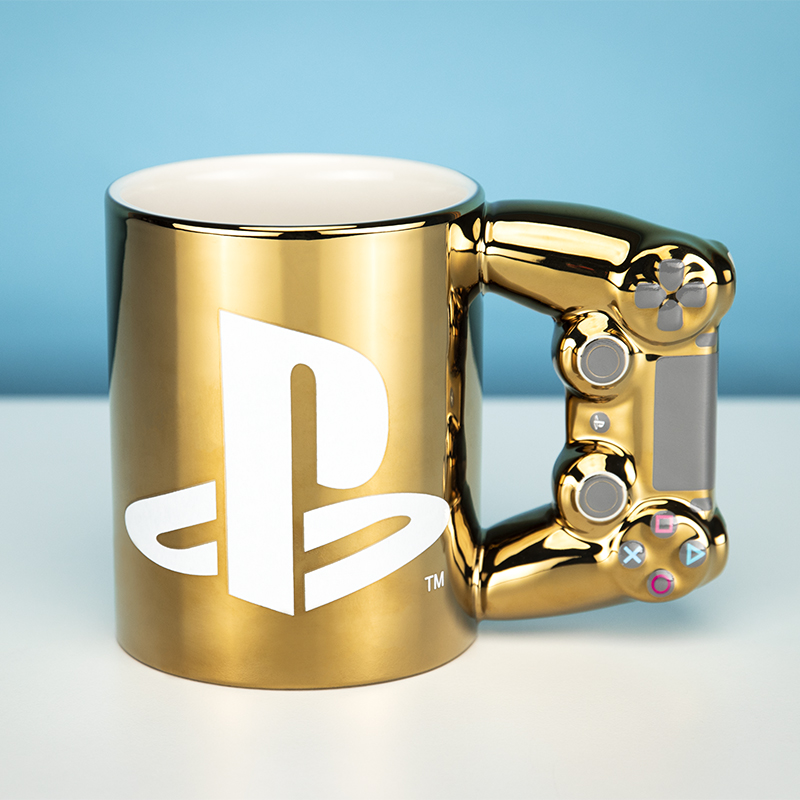 Becher - Playstation: Playstation 4 - Dual Shock Controller (gold)