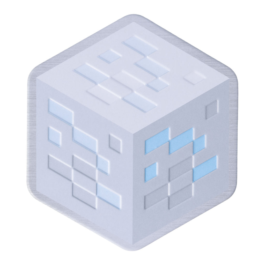 Metall Untersetzer - Minecraft