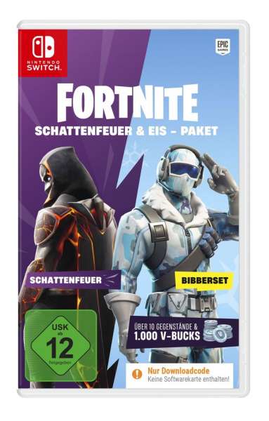 Fortnite - Schattenfeuer & Eis Paket (Downloadcode in Box) [Switch]