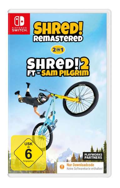 Shred! Remastered + Shred! 2 (Downloadcode in der Box) [Switch]