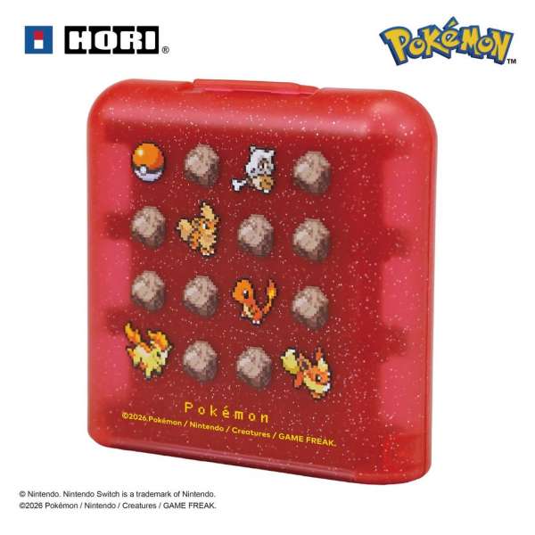 Switch 2 Game Card Case (24) - Pokemon Pixel Rot [Switch 2]