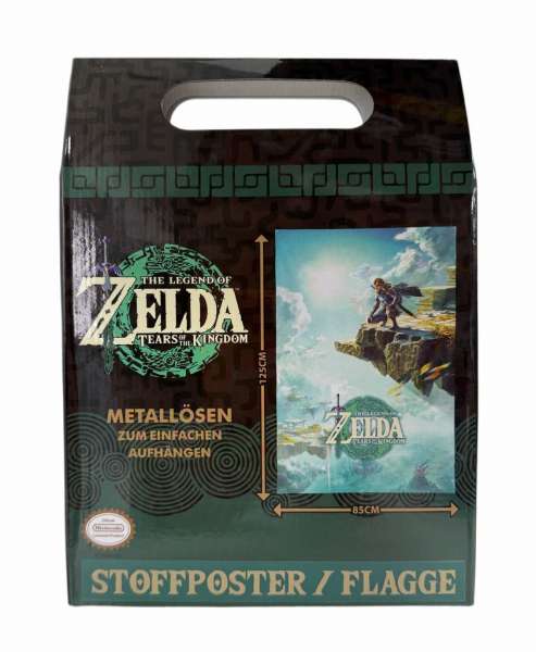 Stoffposter/Flagge - Zelda (125x85 cm)