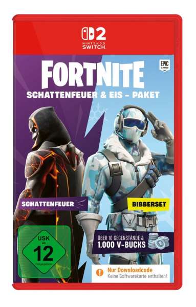 Fortnite - Schattenfeuer & Eis Paket (Downloadcode in Box) [Switch 2]