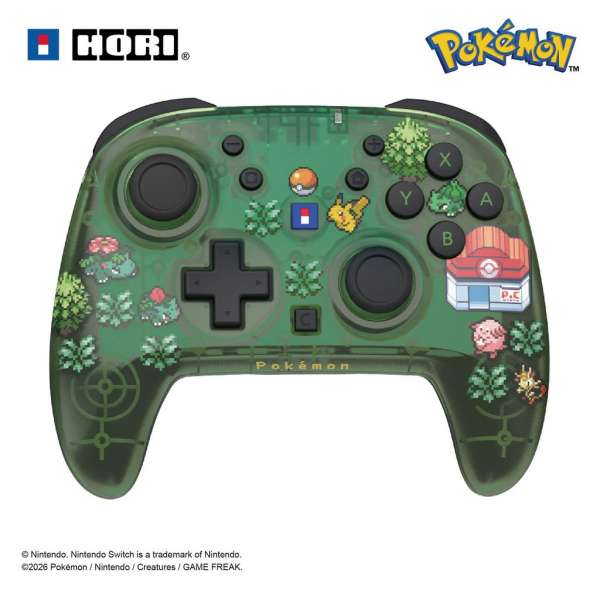 HORIPAD Turbo - Wireless Controller - Pokémon Pixel Grün [Switch 2]
