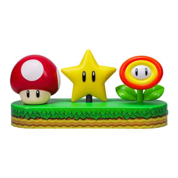 Lampe - Super Mario: Power-Ups (Pilz, Stern & Blume)