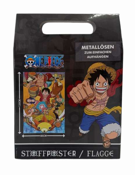 Stoffposter/Flagge - One Piece (125x85 cm)