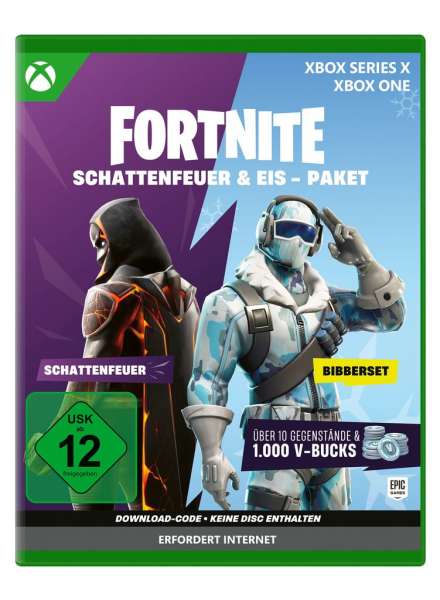 Fortnite - Schattenfeuer & Eis Paket (Downloadcode in Box) [XBox Series]
