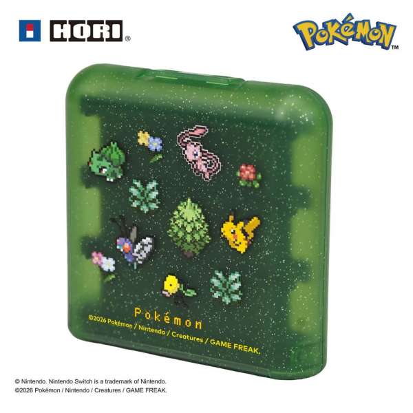Game Card Case (24 Stück) - Pokemon Pixel Grün [Switch 2]