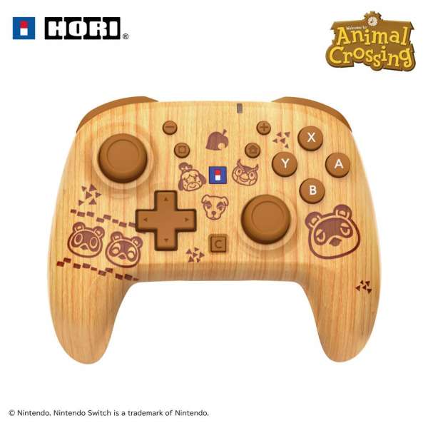 Horipad Turbo Wireless Controller - Animal Crossing (Holzbraun) [Switch 2]