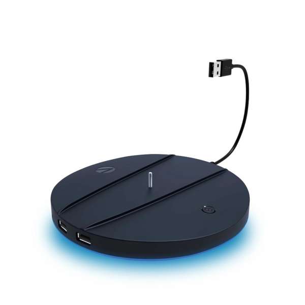 Slim Vertikaler LED Ständer(mit 2 USB-A Ports) [PS5]
