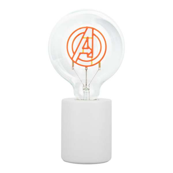 Marvel Avengers Neon LED Glühbirne (E27) m. Sockel