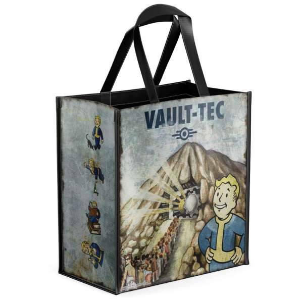 Fallout Vault Tec Weathered Shopping Bag