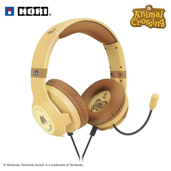 Gaming Headset für Switch 2 - Holzbraun - Animal Crossing [Switch 2]